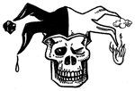 The ApocaDocs Logo: the Deaths-head Jester